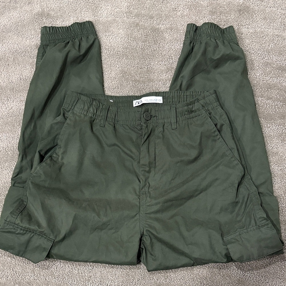 Zara Olive Green cargo pants